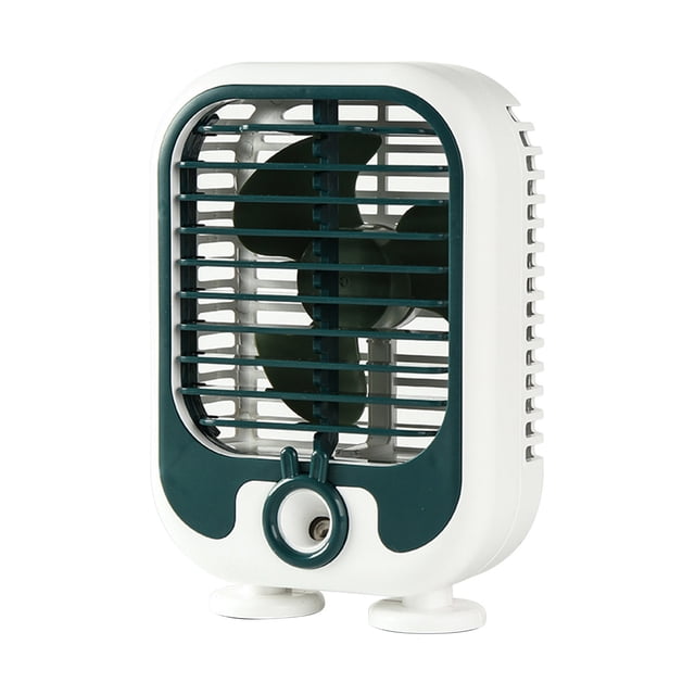 Turbo Water Cooling Fan, USB Desktop Air Cooler with Spray Function, Portable Humidifier for Home