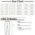 thumbnail image 3 of Wycnly Pants for Women Womens Plus Size Trousers Business Casual Button Down Mid Waist Loose Wide Leg Pants Leisure Solid Cotton Linen Pleated Long Pants with Pocket, 3 of 7