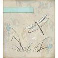 thumbnail image 3 of Dragonfly Duvet Cover Set, Romantic Vintage Sketch in Pastel Grass Birthday Grunge Grass Botany Artwork, Decorative 3 Piece Bedding Set with 2 Pillow Shams, California King, Seafoam Tan, by Ambesonne, 3 of 3
