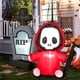 thumbnail image 4 of Fantasma Inflable de Halloween Costway 150 cm con Hoz y Lápida con Luces LED, 4 of 10