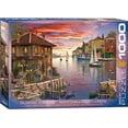 thumbnail image 1 of Eurographics Mediterranean Harbor By Dominic Davison Puzzle (1000 Piece), 1 of 2