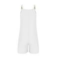 thumbnail image 4 of ABATAB Rompers for Women Casual Sleeveless Wide Leg Summer Jumpsuit Party Club Overalls with Pockets, 4 of 7