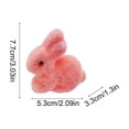 thumbnail image 3 of Easter Bunny Flocking Foam Rabbit Decoration – Colorful Miniature Ornament for Wreaths, Flower Arrangements & Easter Party Decor, 3 of 6