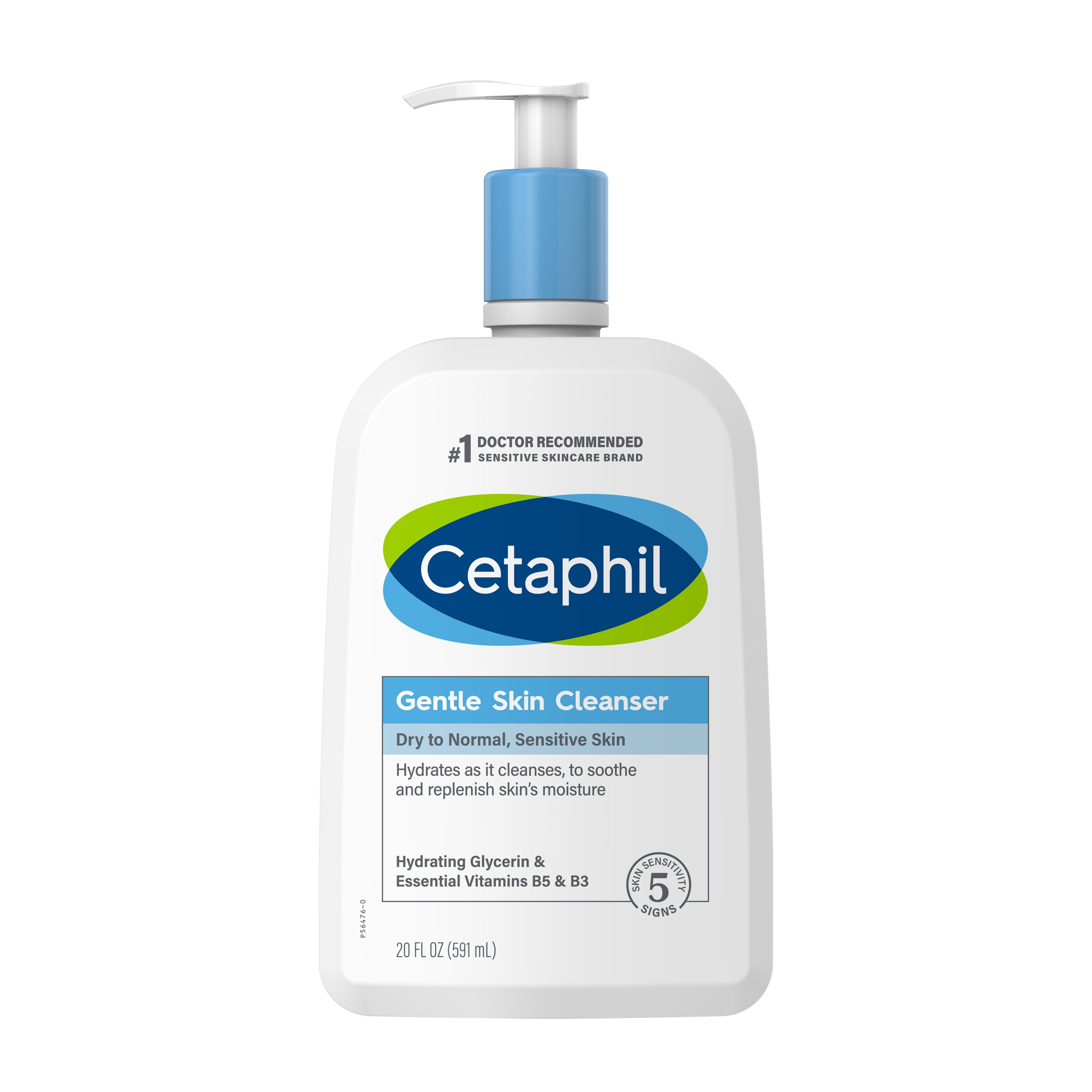 Face Wash by CETAPHIL, Hydrating Cream Gentle Skin Cleanser for Sensitive Skin, 20 oz