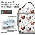thumbnail image 2 of Chicken Insulated Lunch Box Teen Reusable Lunch Bag with Front Pocket Lunchbox Picnic Hiking, 2 of 6