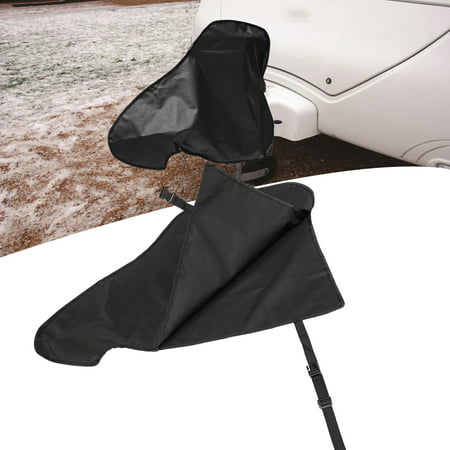 Effectively Waterproof Caravan Hitch Cover PVC Trailer Tow Ball Coupling Lock Breathable Dust Rain Snow Dustproof