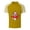 Gold, variant on IWRICH Mardi Gras Polo Shirts for Men Plus Size Carnival T Shirts Button up Summer Short Sleeve Strip Sleeve Tees White XL
