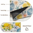 thumbnail image 6 of Coastal Area Rugs 5'x7', Washable Small Throw Rugs for Laundry Room Playroom, Summer Lemon Flower Shell Starfish Rustic Indoor Outdoor Rug Non-Slip Low Pile Carpet Runner Reversible Floor Mats, 6 of 8