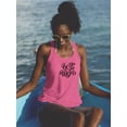 thumbnail image 2 of Best Mom Cute Calligraphy Racerback Tank Women -Image by Shutterstock, Female Small, 2 of 4