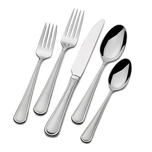 Mikasa Virtuoso Frost 65Piece Stainless Steel Flatware Set, Service