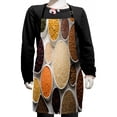 thumbnail image 1 of Colorful Kids Apron, Different Varieties of Grains and Dry Seeds in Bowls Image Art Print, Boys Girls Apron Bib with Adjustable Ties for Cooking Baking Painting, Pale Taupe Multicolor, by Ambesonne, 1 of 2