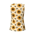 thumbnail image 5 of Sigee Sunflowers And Bee for Women's Workout Tank Top,Running Tank Tops,Sleeveless Gym ClothesX-Large, 5 of 8