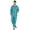 Turquoise Blue, variant on Men's Cotton PJs Printed Sleepwear Lounge Wear Top & Bottom Pajama Set