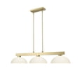 thumbnail image 6 of Z-Lite Cobalt 3 Light Billiard, Steel Frame, Matte Opal Shade Color, 6 of 7