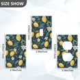 thumbnail image 7 of Yayeee Blank Wall Plate Cover 1-Gang 4.5"x2.7" Home Unused Decorative Outlet, Blue Floral Lemons, 7 of 7