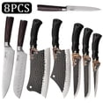 thumbnail image 6 of Professional Forged Stainless Steel Chef Knife Set - Ultra Sharp Boning, Utility, Butcher, Fish Knives with Kitchen & Bone Scissors, 6 of 13