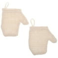 thumbnail image 2 of 2 guantes de baño exfoliantes, prácticos guantes de ducha reutilizables, guantes de baño de limpieza, guantes exfoliantes, versátiles guantes de baño exfoliantes., 2 of 6