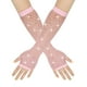 thumbnail image 1 of Nvzi Guantes de rejilla sin dedos Guantes de rejilla largos de malla Manga de rejilla para el brazo Disfraz de fiesta de los 80 Accesorios de Halloween - Rosa, 1 of 5