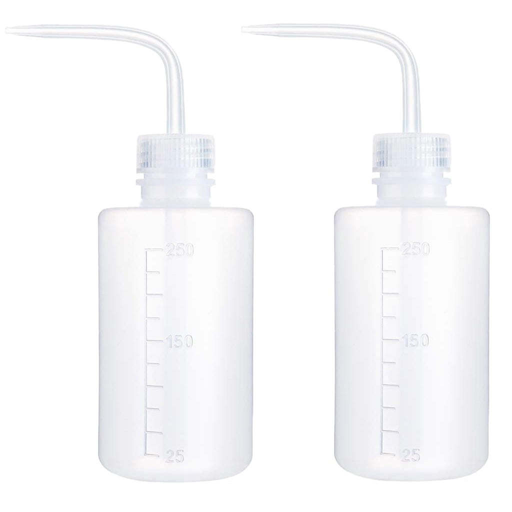 Meitianfacai Watering Can Watering Bottle, 2pcs 200ML Plant Flower Succulent Bottle Plastic Bend Mouth Watering Cans