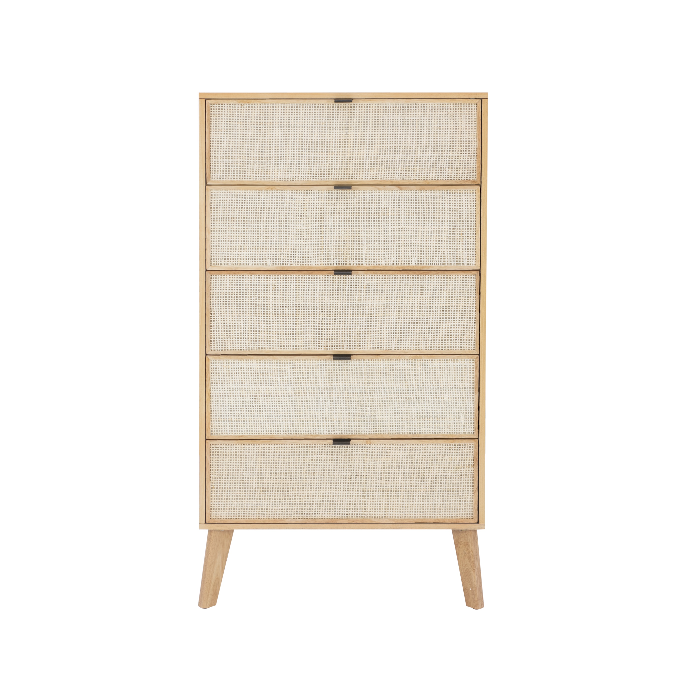 Powell Beelner 5-Drawer Chest, Natural Cane