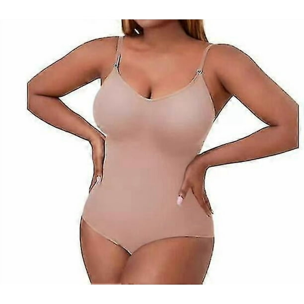 Tummy Control Bodysuit For Women - Seamless Shapewear Thong Body Shaper Butt Lifter