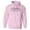 Pink, variant on Skyline Juneau Alaska Hoodie Sweatshirt Unisex Large White