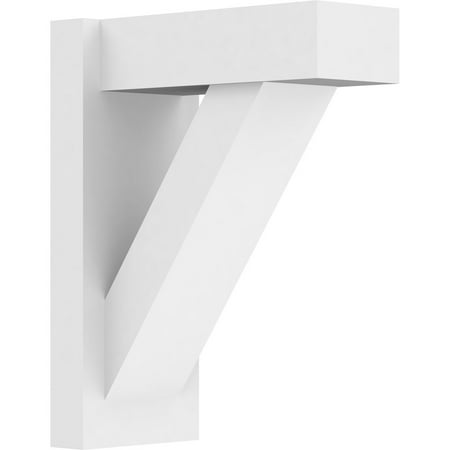 

7 W x 14 D x 18 H Traditional Architectural Grade PVC Outlooker with Block Ends