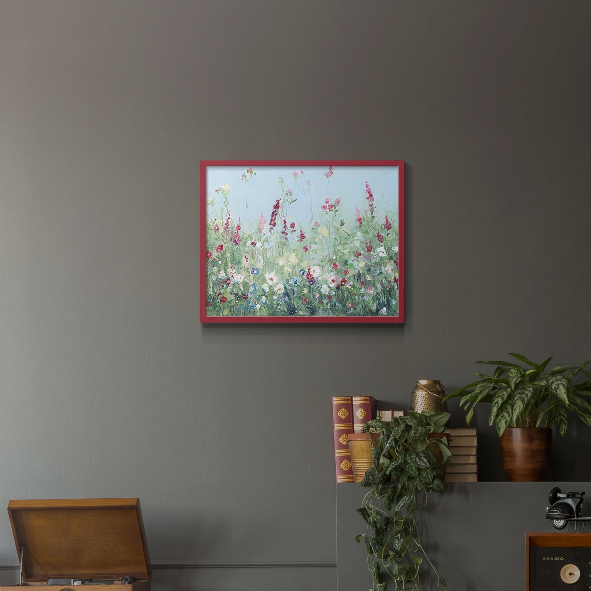Sweet Summer Meadow by Sally Swatland - Restickable Framed Giclée Print