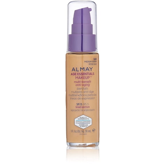 Almay Age Essentials Makeup Foundation #160 Med Warm