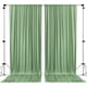 thumbnail image 1 of Cortinas de poliéster con telón de fondo de 3 m x 2,4 m, color verde salvia, 1 of 1