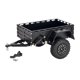 thumbnail image 2 of Remolque RC con ruedas y accesorios, de viaje premium, desmontable, ligero y utilitario. Negro, 2 of 9
