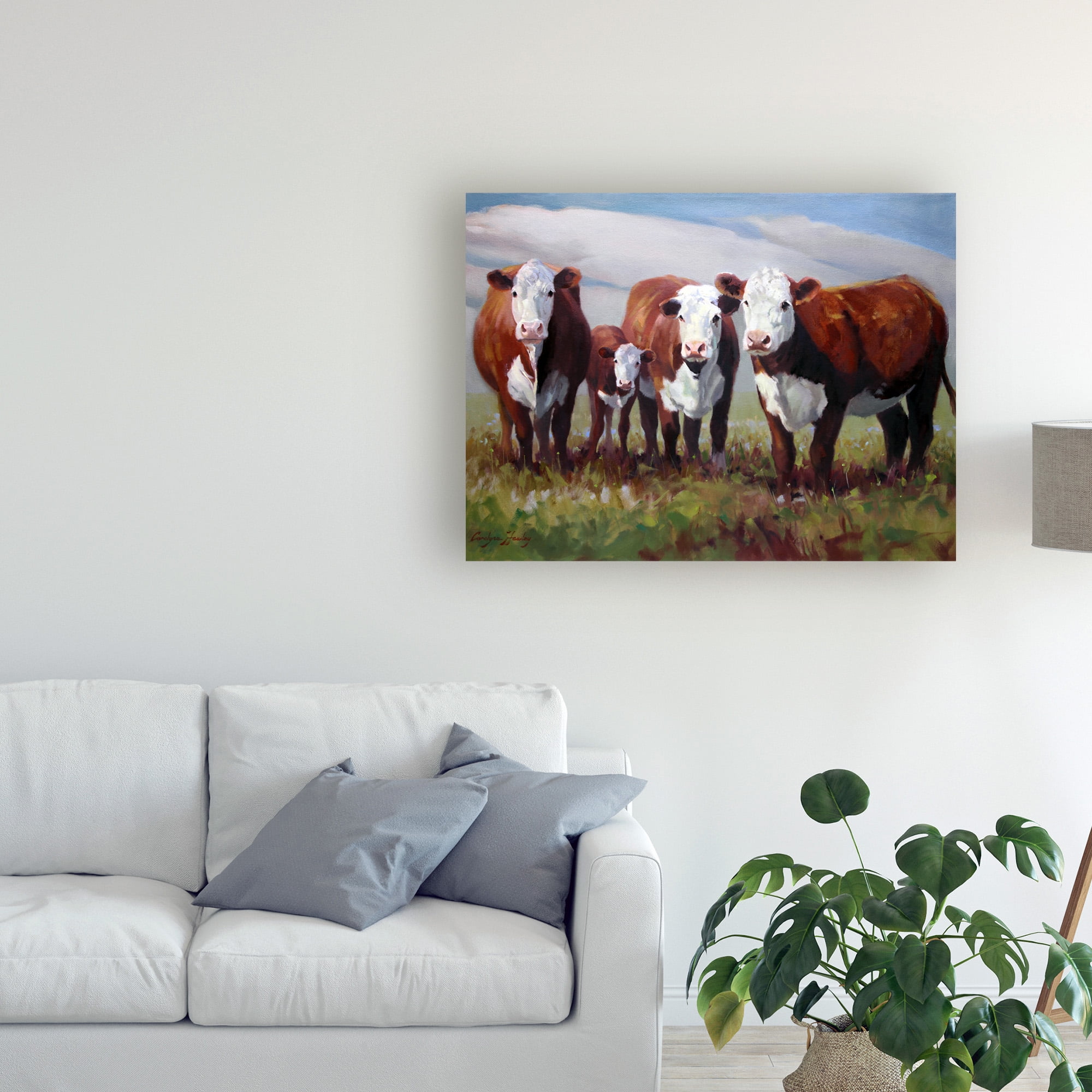 Trademark Fine Art 'Home on the Range' Canvas Art by Carolyne Hawley
