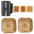 thumbnail image 5 of Air Fryer Liners for Ninja DoubleStack SL401 8-10QT: 150pcs Disposable Paper Liners, Compatible with Ninja SL401 and SL201 Double, 5 of 5