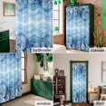 thumbnail image 6 of Shower Curtain, Watercolor Marine Coral Shell Waterproof Shower Curtain Set with Hooks for Bathroom Showers,Stalls and Bathtubs,36x72In Abstract Ocean Wave Conch, 6 of 9