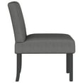 thumbnail image 2 of vidaXL Chaise Pantoufle Tissu Gris Foncé, 2 of 5