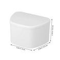 thumbnail image 3 of SHISUYAN Boîte de Rangement Portable pour Prothèses, Couvercle à Charnière, Protection de Bouche, Boîte de Rangement Orthodontique pour Dents (Blanc), 3 of 8