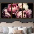 thumbnail image 3 of wall26 Framed Canvas Print Wall Art Set Bouquet of Blush Pink &amp; White Peonies Flower Nature Photography Realism Rustic Colorful Multicolor Ultra for Living Room, Bedroom, Office - 24"x36&quo, 3 of 5