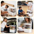 thumbnail image 2 of 4 Niveles Caja de Almacenamiento de Medicamentos, Botiqu&iacute;n de Primeros Auxilios de Pl&aacute;stico, Caja de Almacenamiento Port&aacute;til, con Broche, Mango, A prueba de Humedad, p, 2 of 8