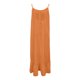 thumbnail image 5 of Mujeres Maxi Vestido de Verano Lino Siente V-Cuello Estilo de Suspensión sin Espalda Ajustable Volantes Doblado, Suelto Vestido Fluido para las Mujeres Playa, 5 of 7