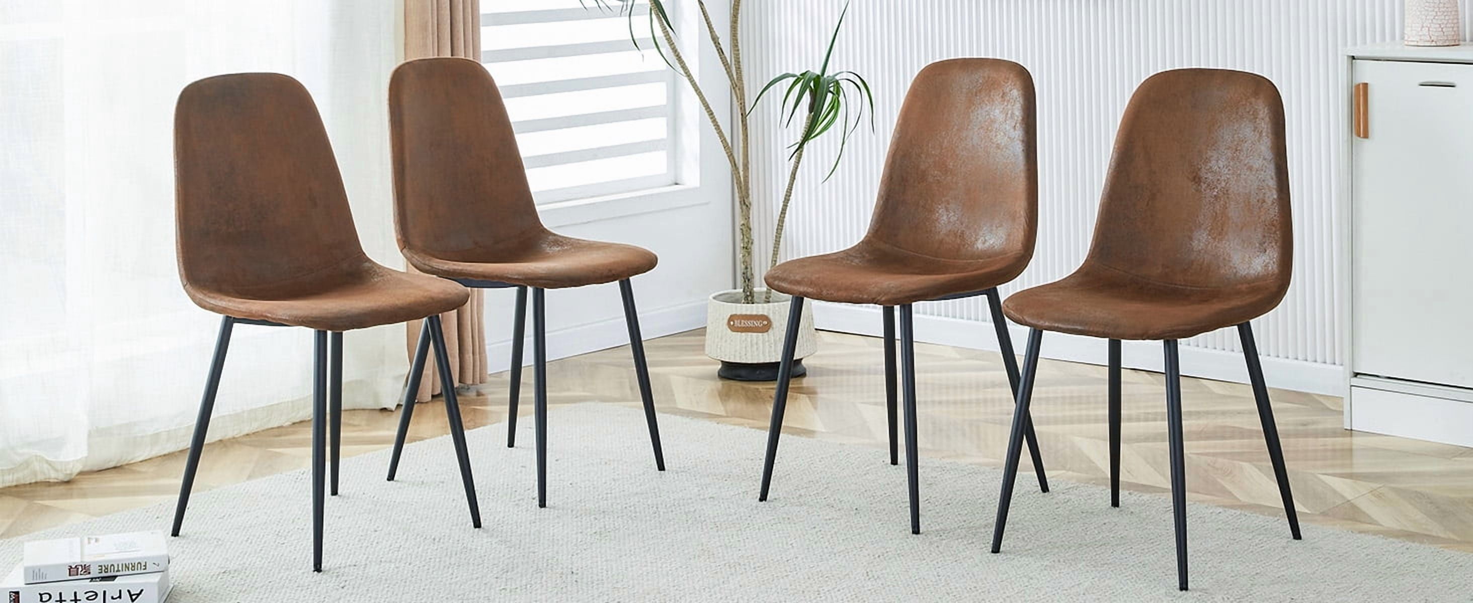 Noble House A set of 4 modern medieval style restaurant cushioned side chairs