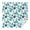 White-4, variant on Floral Square Tablecloth 42x42in(107x107cm) – Waterproof Polyester Printed Table Cover, Wrinkle Resistant & Washable for Kitchen Dining Picnic Party Decor, Thanksgiving,Christmas, Spring,Flower