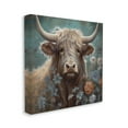 thumbnail image 4 of Stupell Industries Cattle & Mixed Florals Animals & Insects Painting Gallery Wrapped Canvas Art Print Wall Art, 24 x 24, 4 of 8