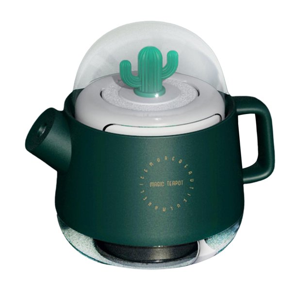 Humidificador de aire USB difusor de aceite esencial de 360ml para Cactus verde Gloria difusor de aceite esencial