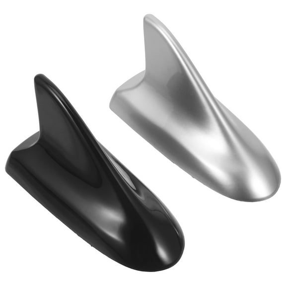 MLINS 2pcs Shark Fin Replacement Car Roof Ornament Shark Fin Antenna Cover Car Decor