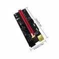 thumbnail image 1 of Carte Extensible PCI-E Riser Board 4-pin Riser Board 6-pin PCI-E 6-pin USB 3.0 Carte Extensible 1x à 16x Adaptateur, Câble Bleu, 1 of 7