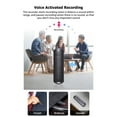 thumbnail image 2 of Black 8GB Digital Voice Recorder, Model 622 with Voice Activation, 96H Recording Capacity, File Encryption, One-Click Recording, USB 2.0, 48KHz Sampling Rate, WAV Format, 20H Continuous Recording,, 2 of 7