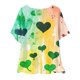 thumbnail image 5 of Puntoco Liquidación de blusas cortas para mujer, blusa de manga corta con estampado de moda para mujer, camiseta de cuello redondo, 5 of 5
