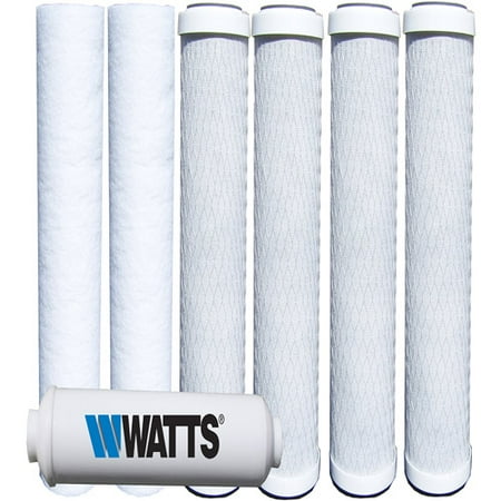 Watts Premier 5-Stage Reverse Osmosis Annual Replacement Filters, 7pk