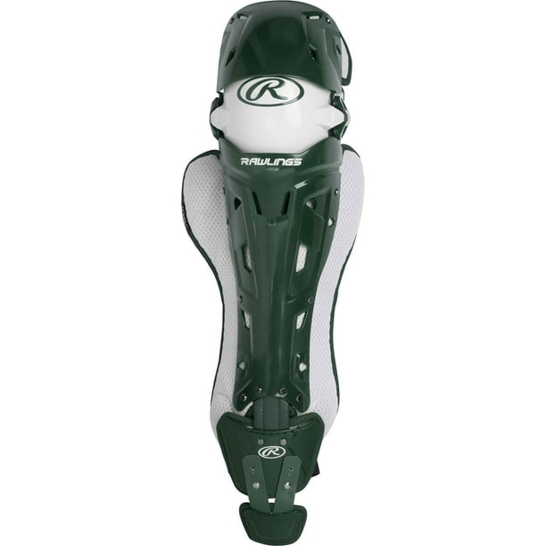 Rawlings MACH Baseball Adult Leg Guards Dark Green Adult