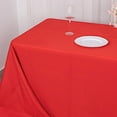 thumbnail image 4 of BalsaCircle 90" x 156" Premium Polyester Rectangular Tablecloth Table Linens Red, 4 of 8
